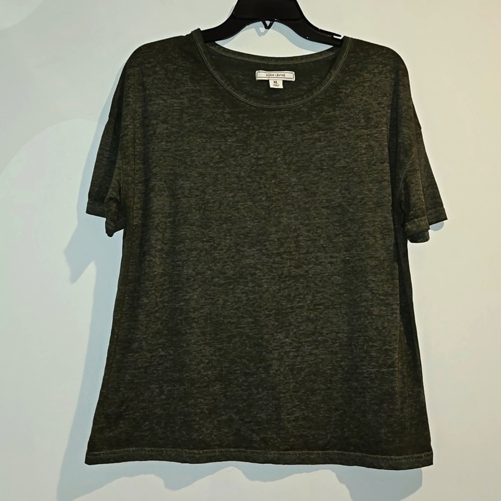 Adam Levine green semi sheer top. Size XL